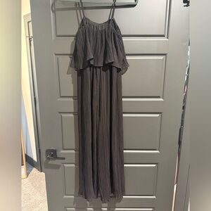 Express Palazzo Pant Romper, Flowy Adjustable Halter Top, Size Small